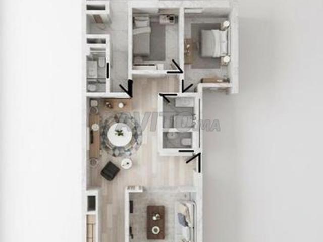 Appartement vente à Anfa, Gharb-Chrarda-Beni Hssen