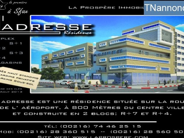 Appartement vente