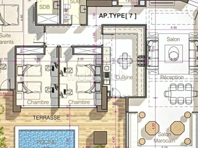 Appartement vente à Tangero, Tanger-Tétouan
