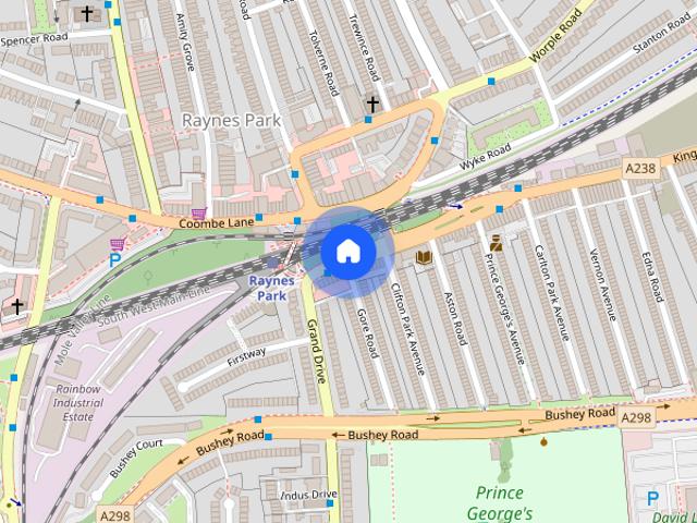 Apartment for rent in London Borough of Merton, Raynes Park