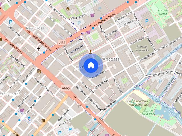 Apartment for rent in Ancoats, Manchester