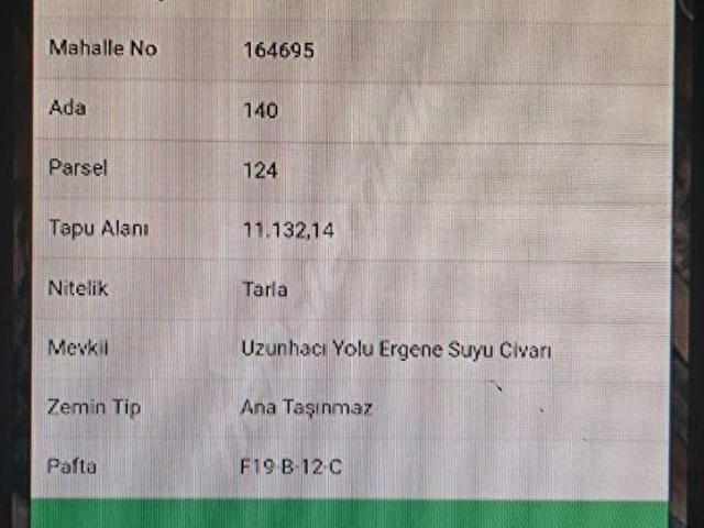 Uzunhacı Mahallesi, Kapaklı içerisinde satılık Arsa