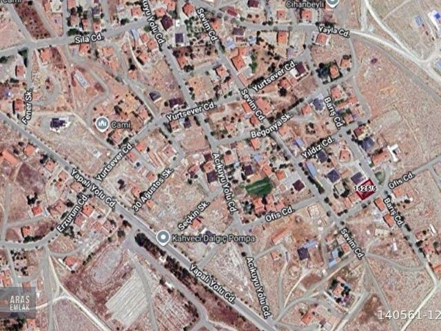 Yeşilöz Mahallesi, Cihanbeyli içerisinde satılık Arsa