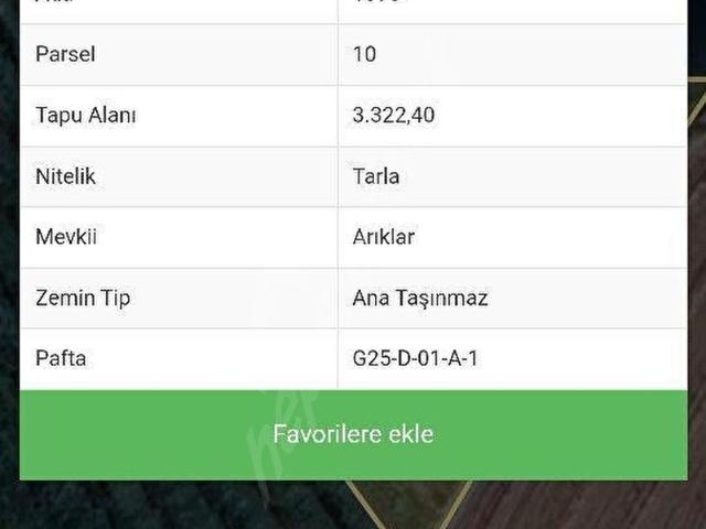 Erenler, Sakarya içerisinde satılık Arsa