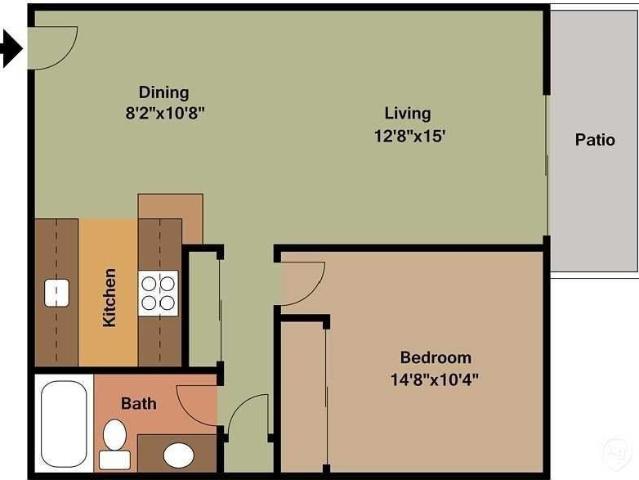 Apartment for rent in Anaheim, California