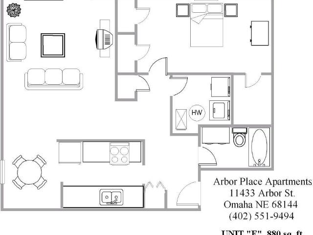 Apartment for rent in Omaha, Douglas County