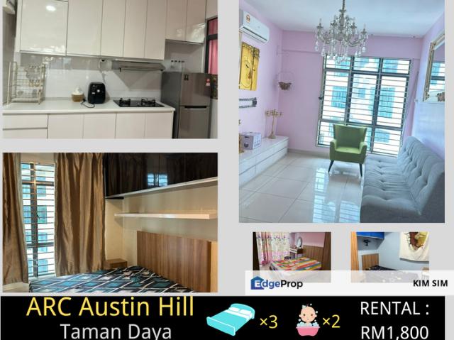 Condominium for rent in Taman Daya, Tebrau