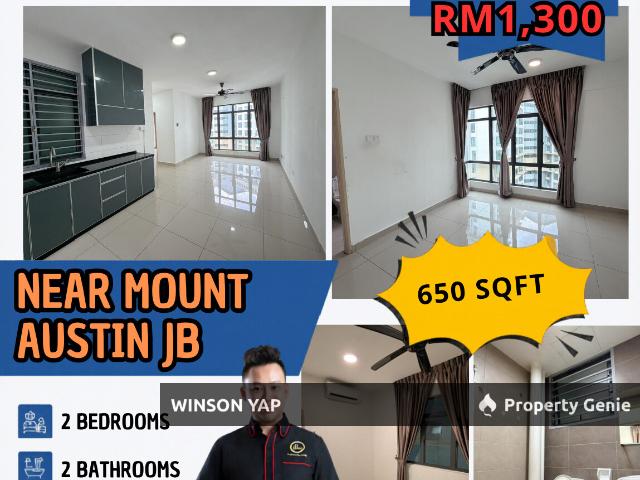 Apartment for rent in Tebrau, Johor