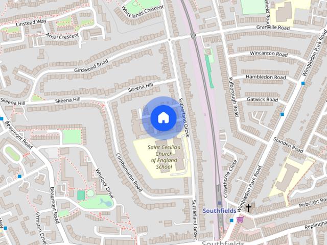 Apartment for rent in Southfields, Greater London