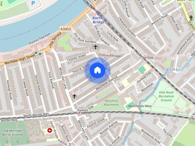 House for rent in Mortlake, Greater London