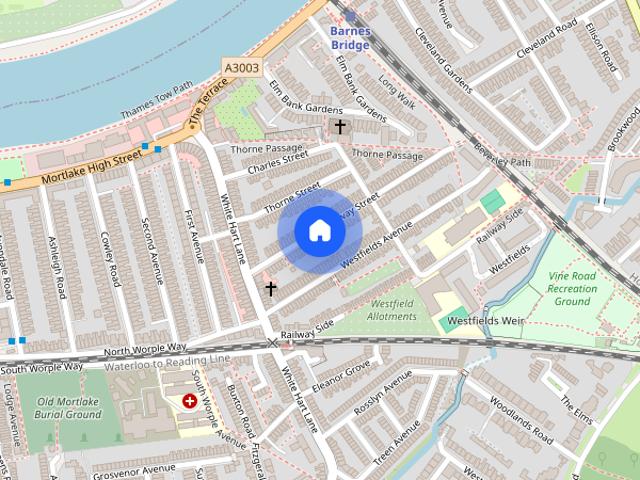House for rent in Mortlake, Greater London