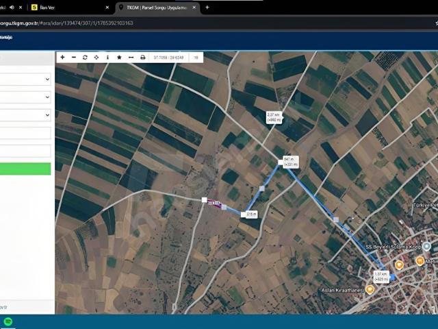 Beylerli, Çardak içerisinde satılık Arsa
