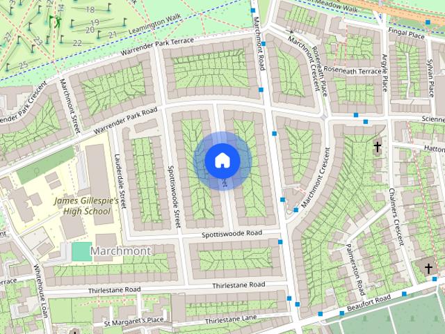 Apartment for rent in Marchmont, Scotland