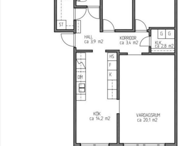 Rum hyra i Smedby, Kalmar