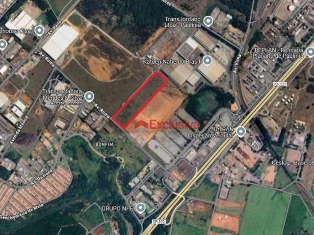 Terreno venda em Centro Industrial de Paulínia (CIP), Paulínia