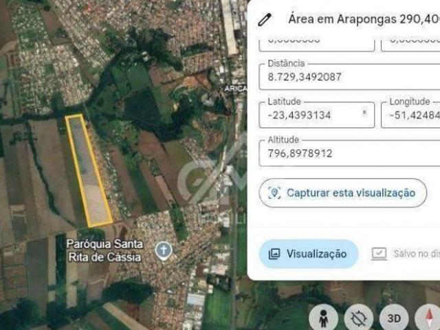 Terreno venda em Arapongas, Região Geográfica Intermediária de Londrina