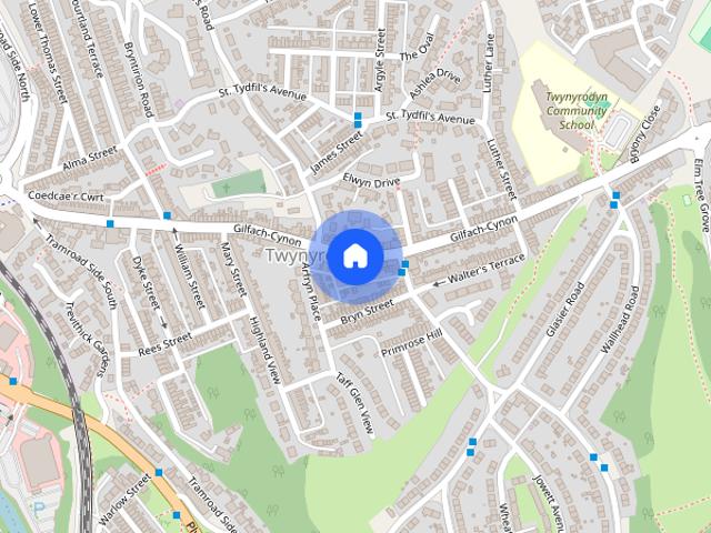 House for rent in Twynyrodyn, Merthyr Tydfil