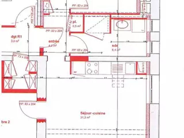 Appartement vente à Argentan
