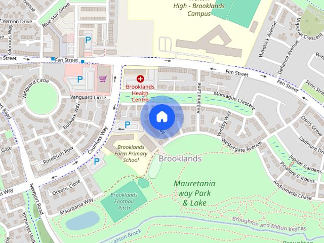 House for rent in Brooklands, Milton Keynes