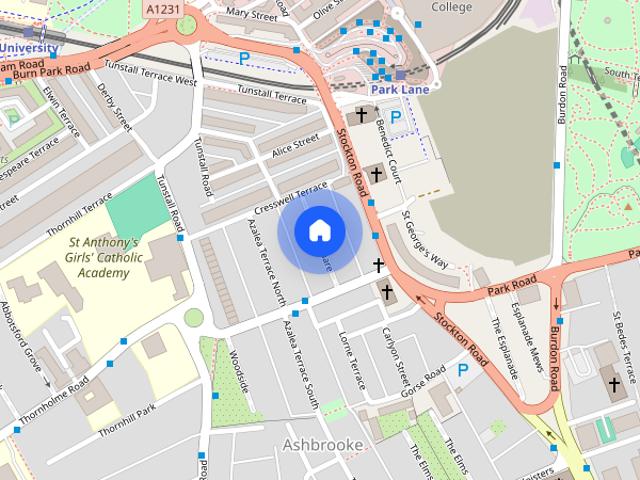 Apartment for rent in Sunderland, Ashbrooke