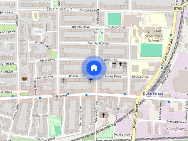 Apartment for rent in The Drives, Dennistoun