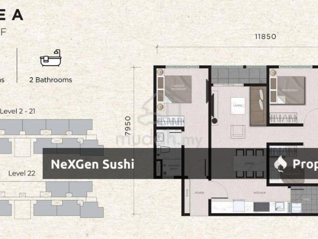 Condominium for rent in Kajang, Langat