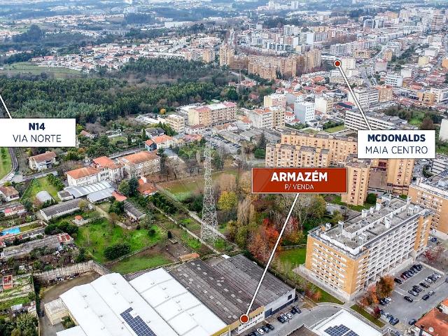 Armazém alugar em Maia, Gueifães