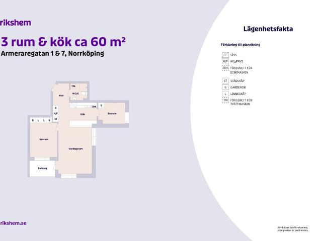 Lägenhet hyra i Norrköping, Östergötland