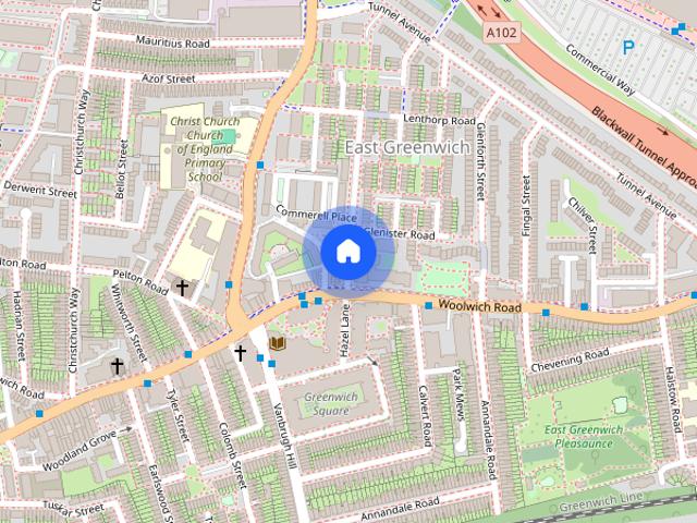 House for rent in East Greenwich, Greater London