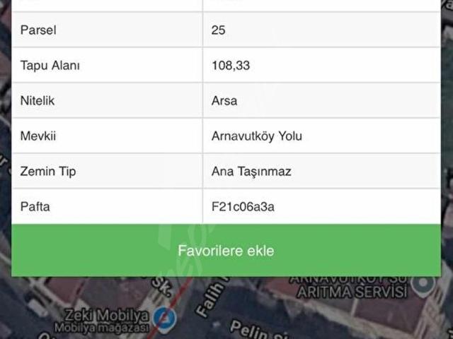 Arnavutköy, İstanbul içerisinde satılık Arsa