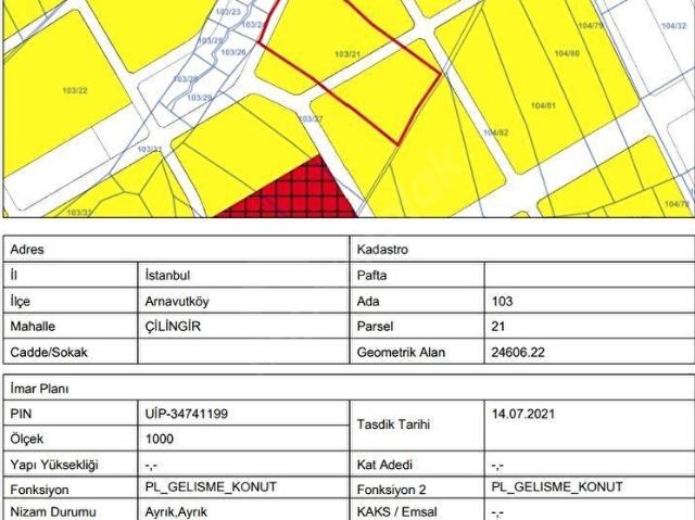 Arnavutköy, İstanbul içerisinde satılık Arsa