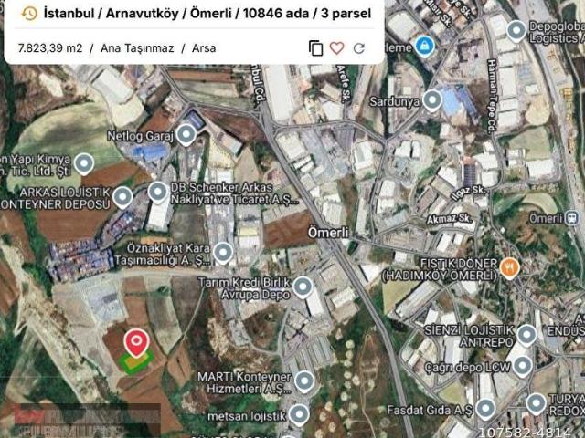 Ömerli Mahallesi, Arnavutköy içerisinde satılık Depo