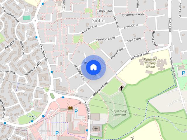 House for rent in Sinfin, East Midlands