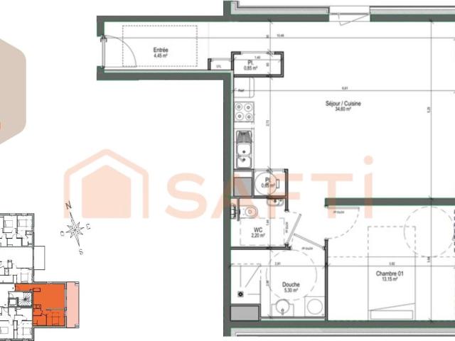 Appartement vente à Arras, Pas-de-Calais