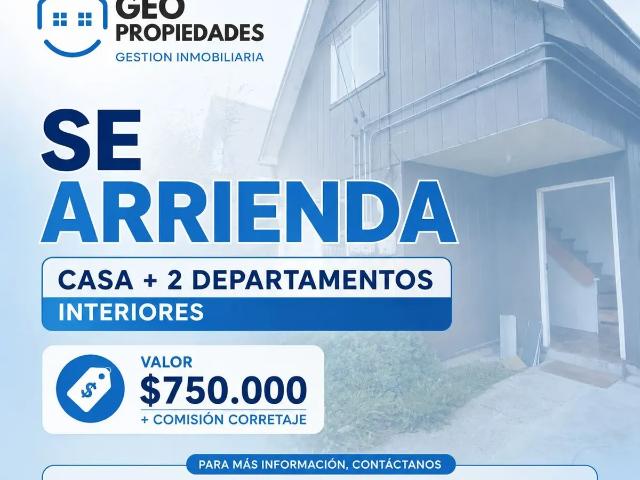 Casa en arriendo en Alerce, Los Lagos