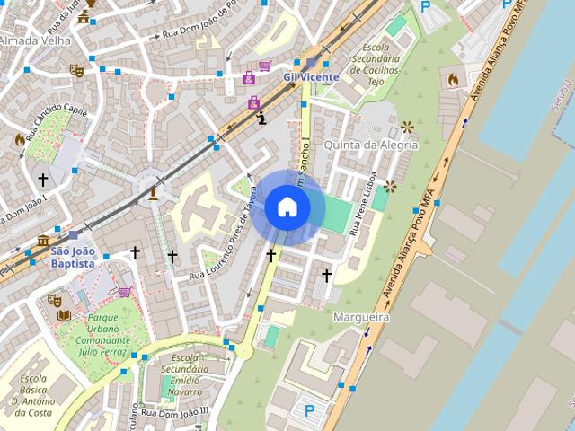Quarto alugar em Ginjal, Almada