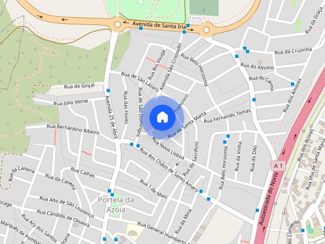 Quarto alugar em Pirescoxe, Santiago Dos Velhos