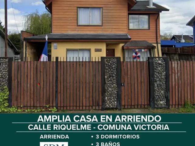 Casa en arriendo en Victoria, La Araucanía