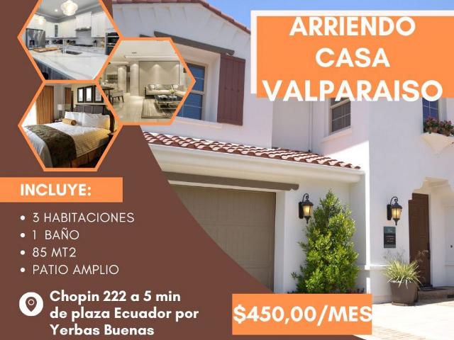 Casa en arriendo en Valparaíso, Capital, Valparaíso