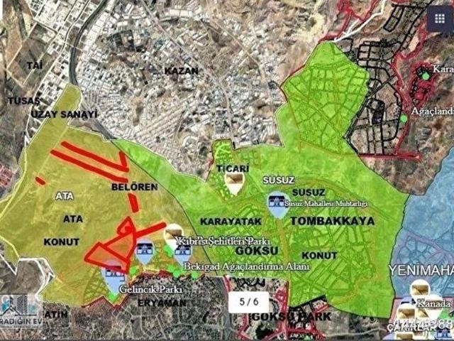 Yenimahalle, Ankara içerisinde satılık Arsa