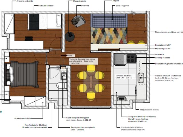 Apartamento aluguel em SQN 707, Plano Piloto