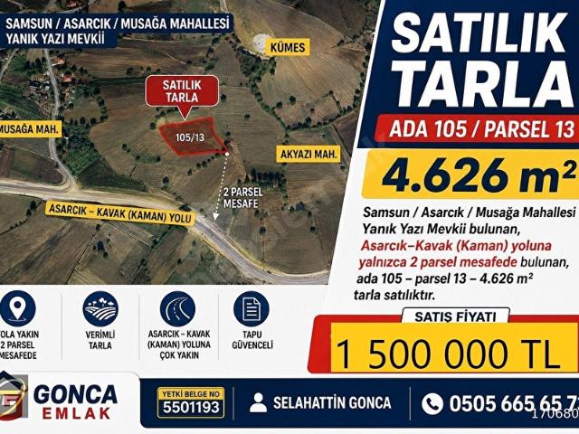 Asarcik, Samsun içerisinde satılık Arsa
