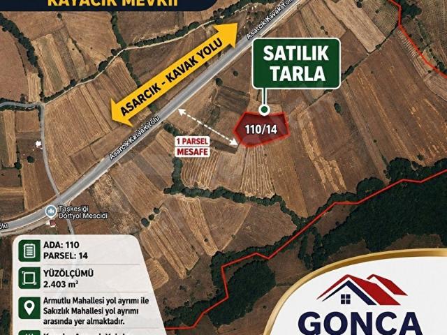 Asarcik, Samsun içerisinde satılık Arsa