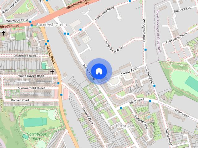 Apartment for rent in Burnt Ash, Greater London