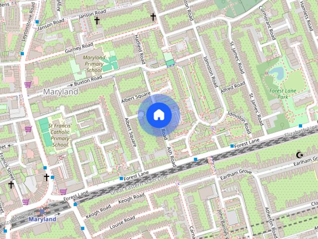 Apartment for rent in Maryland, Greater London