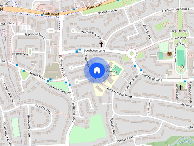 House for rent in Southcote, Reading