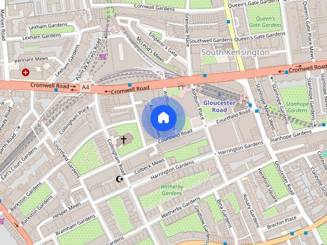 Apartment for rent in Brompton, South Kensington
