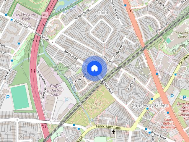 House for rent in Causeway Green, West Midlands
