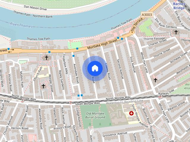 Apartment for rent in Mortlake, Greater London