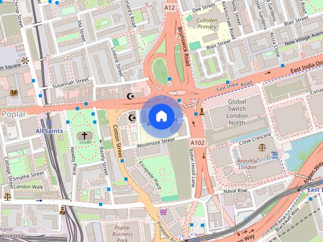 Apartment for rent in Blackwall, Greater London
